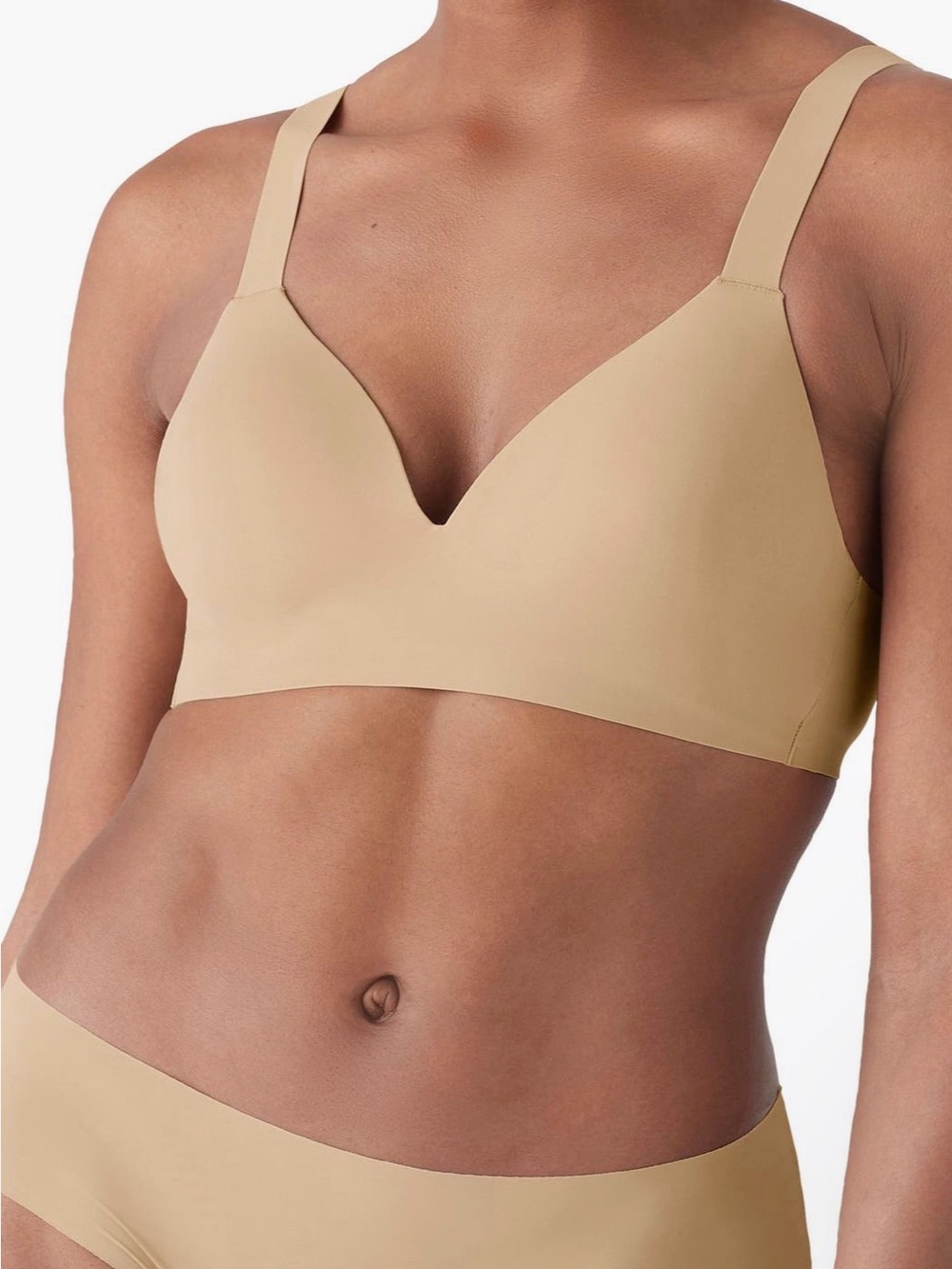NEW XL True & Co True Body Boost Wireless Hook Back Push up Bra $49 MSRP